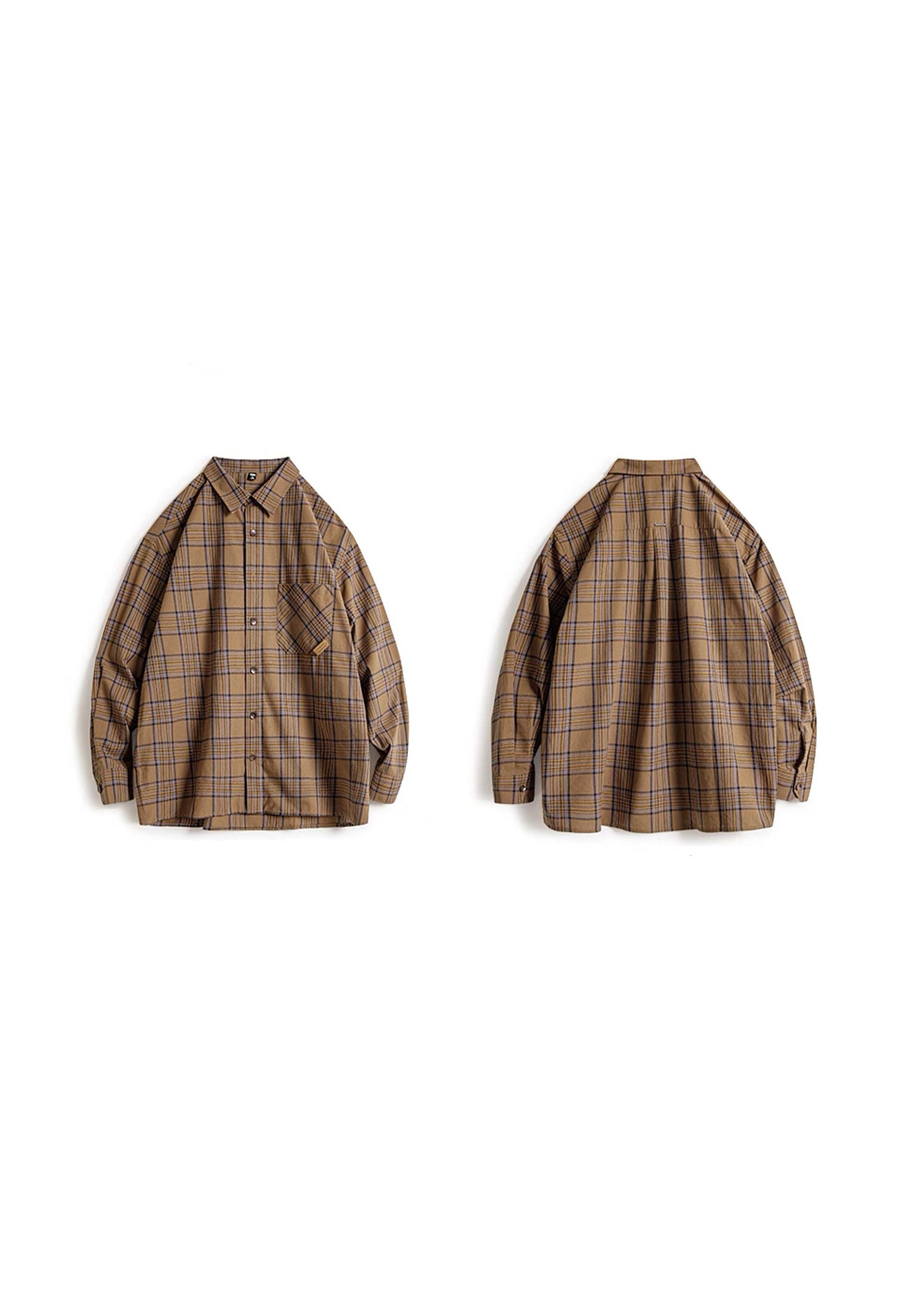 762 Lex Casual Plaid Shirt