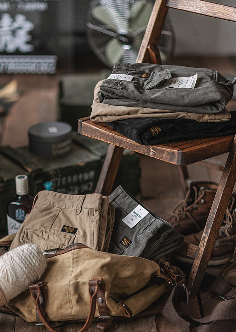 618 Hiro Military Cargo Trousers