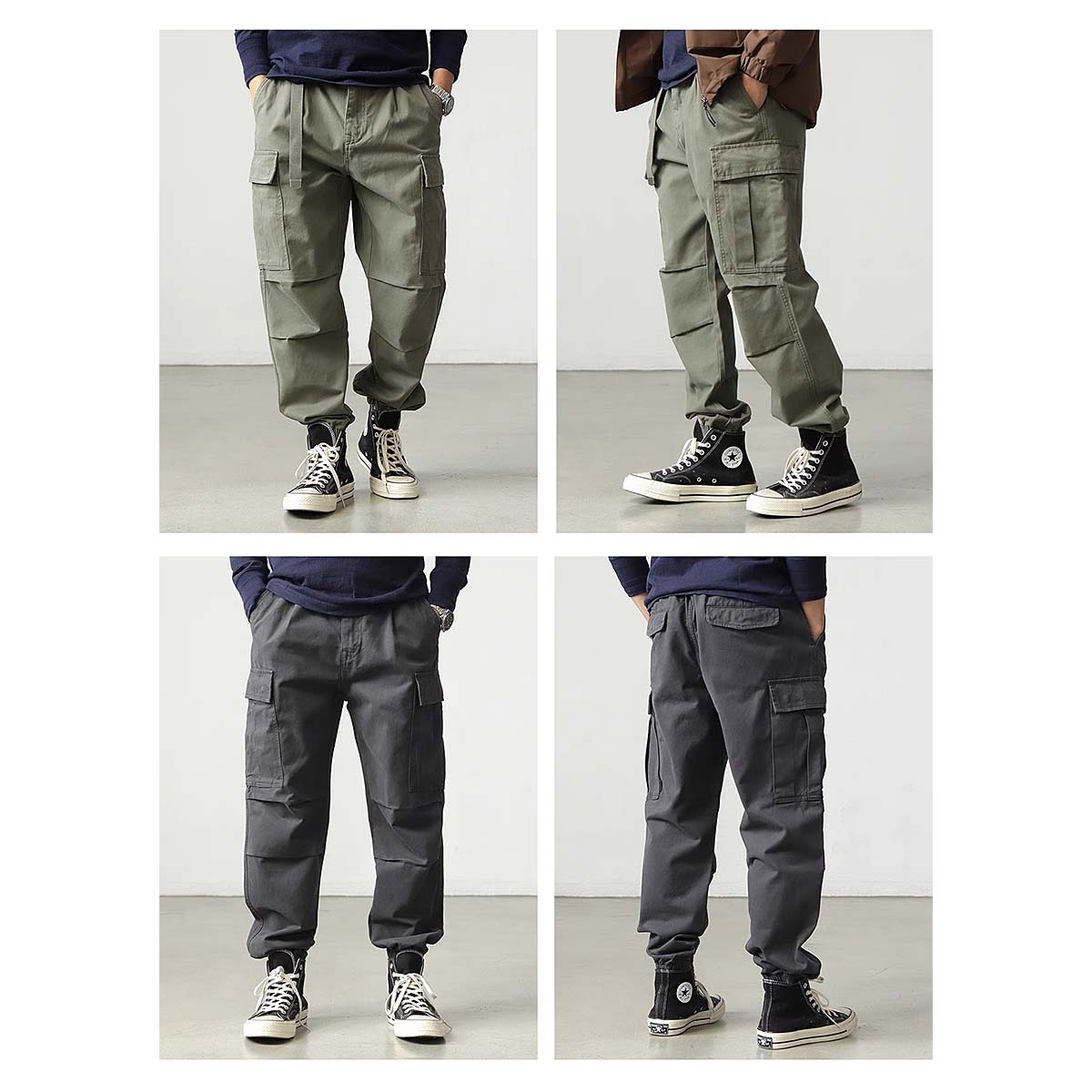 547 Chiko Workwear Cargo Joggers