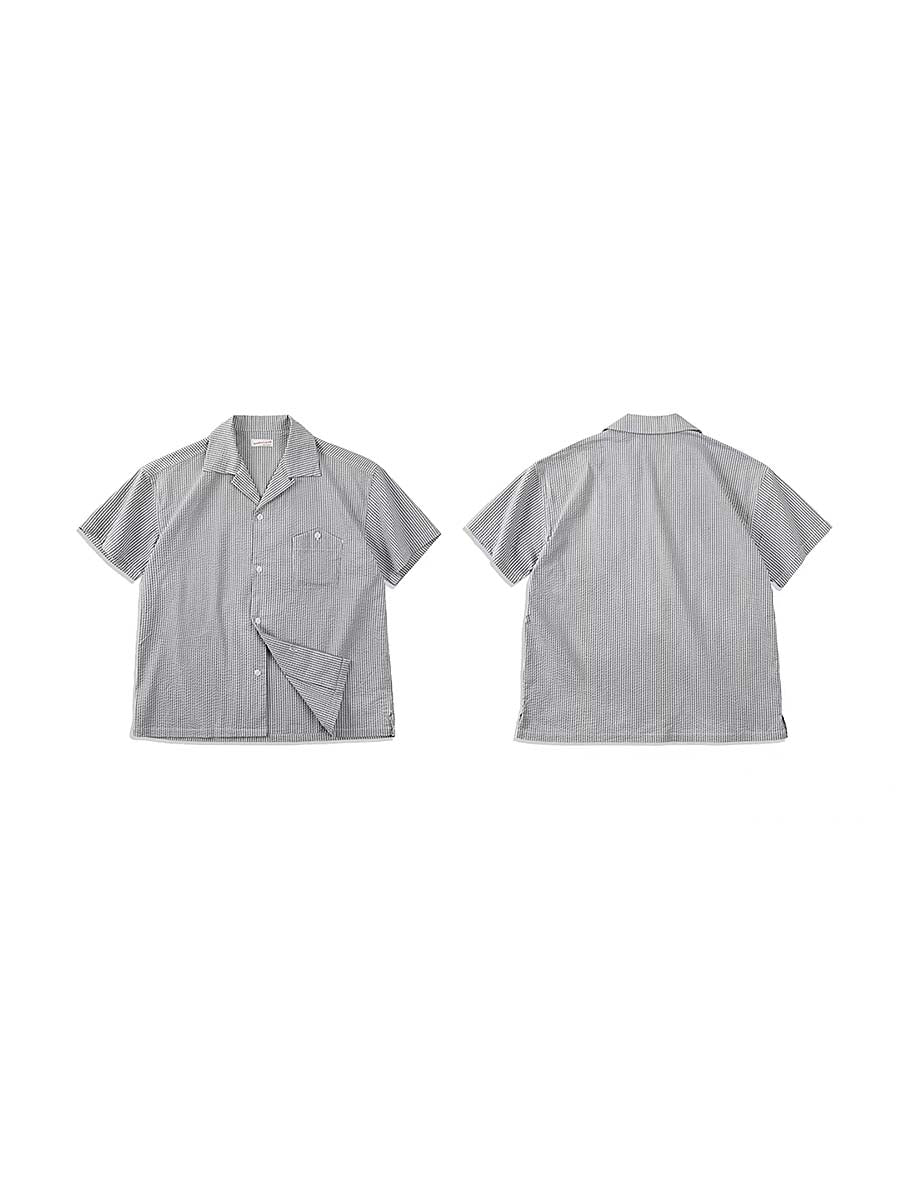 560 Yaro Seersucker Short-Sleeve Shirt
