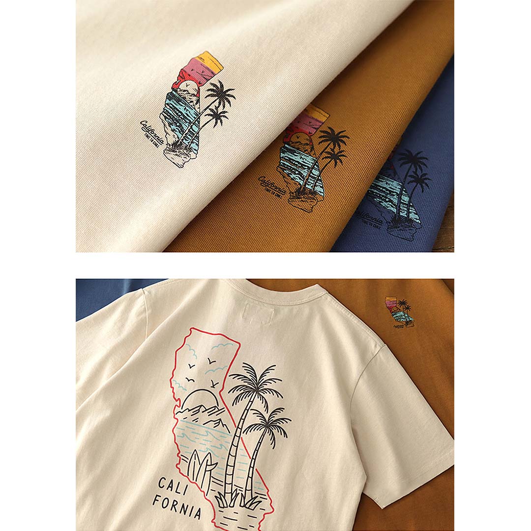 250G "California" Printed Tee