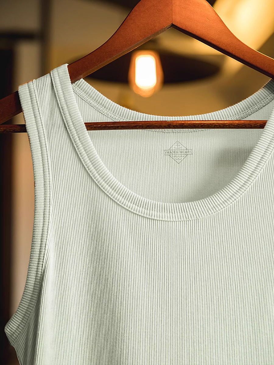 291 Rai Ribbed Cotton Vest