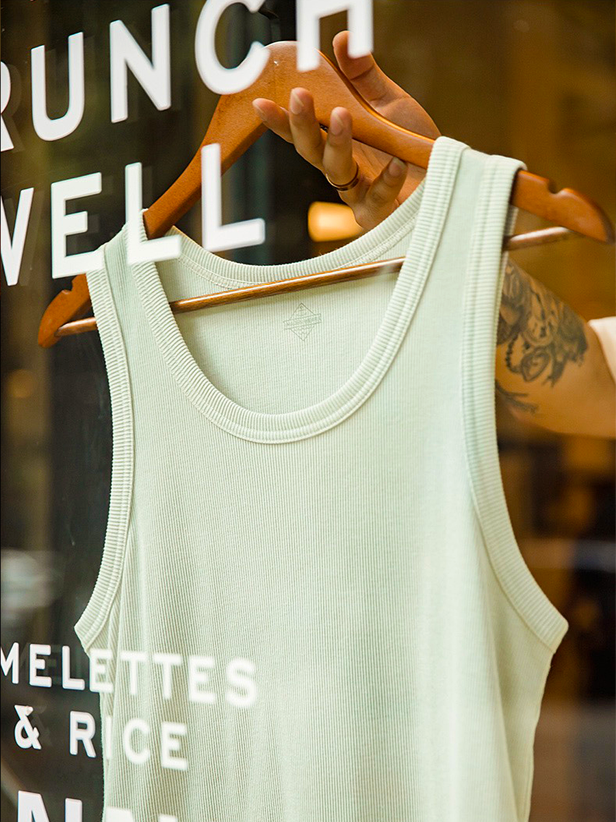 291 Rai Ribbed Cotton Vest