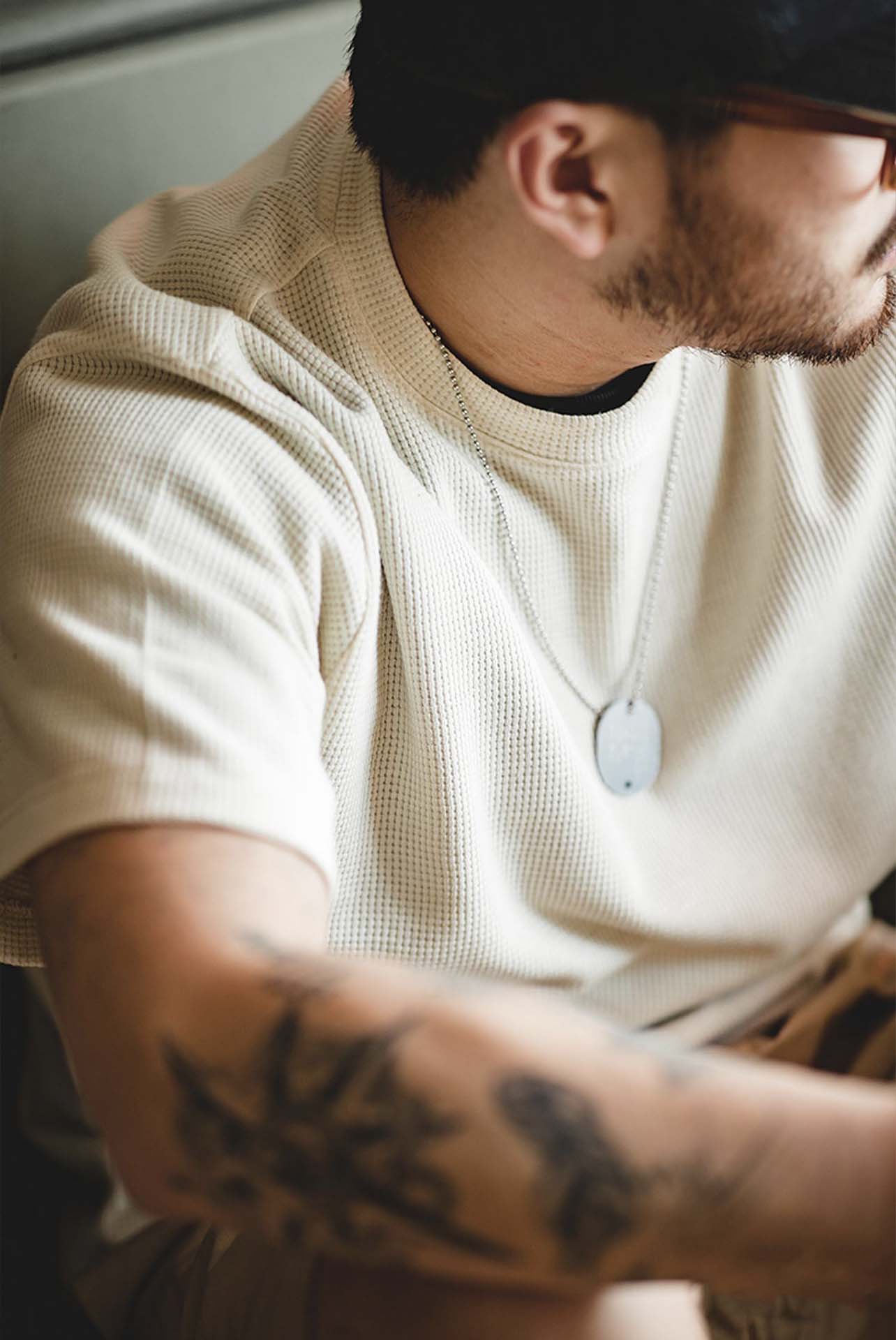 250G Waffle Short-Sleeve Tee