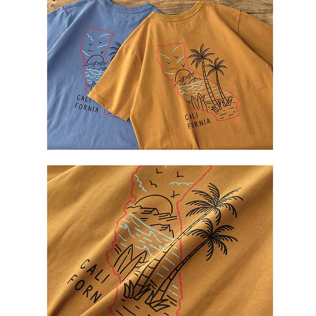 250G "California" Printed Tee