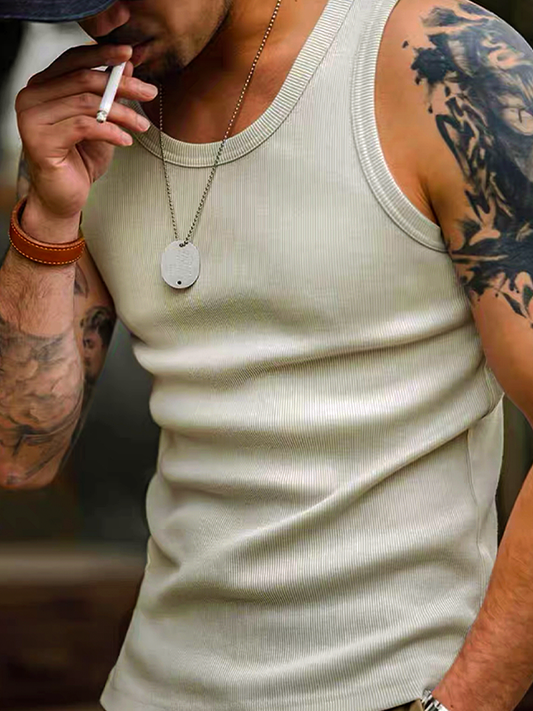 291 Rai Ribbed Cotton Vest