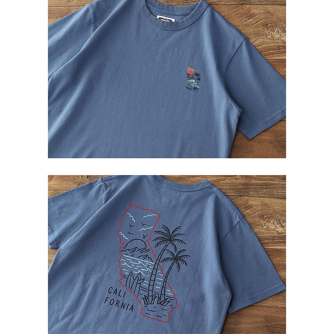 250G "California" Printed Tee
