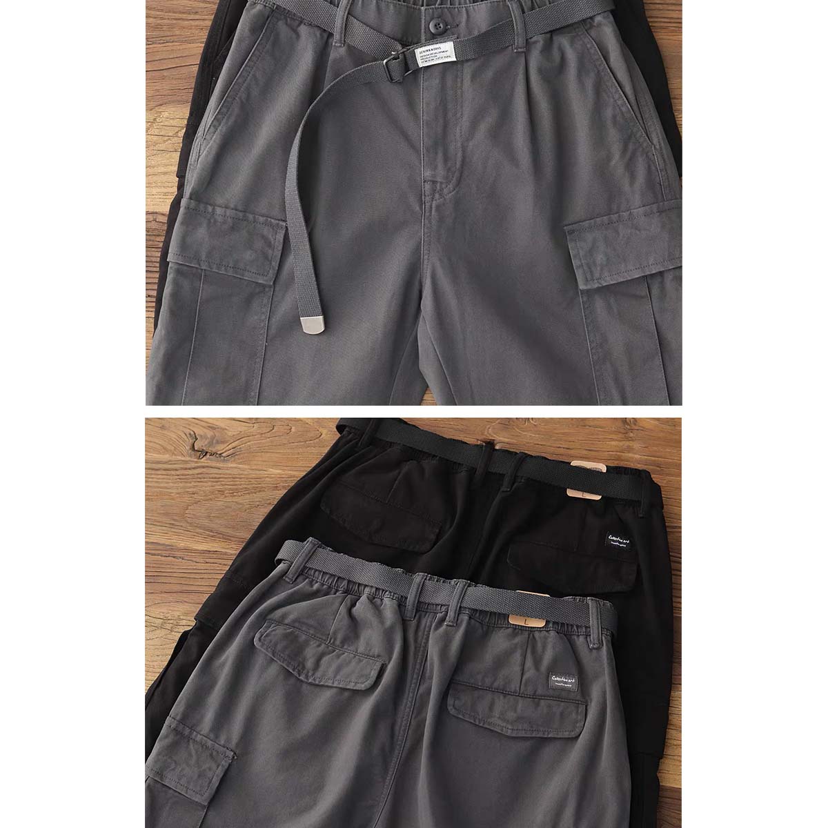 547 Chiko Workwear Cargo Joggers