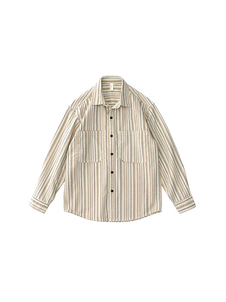 592 Taito Striped Long-Sleeve Shirt