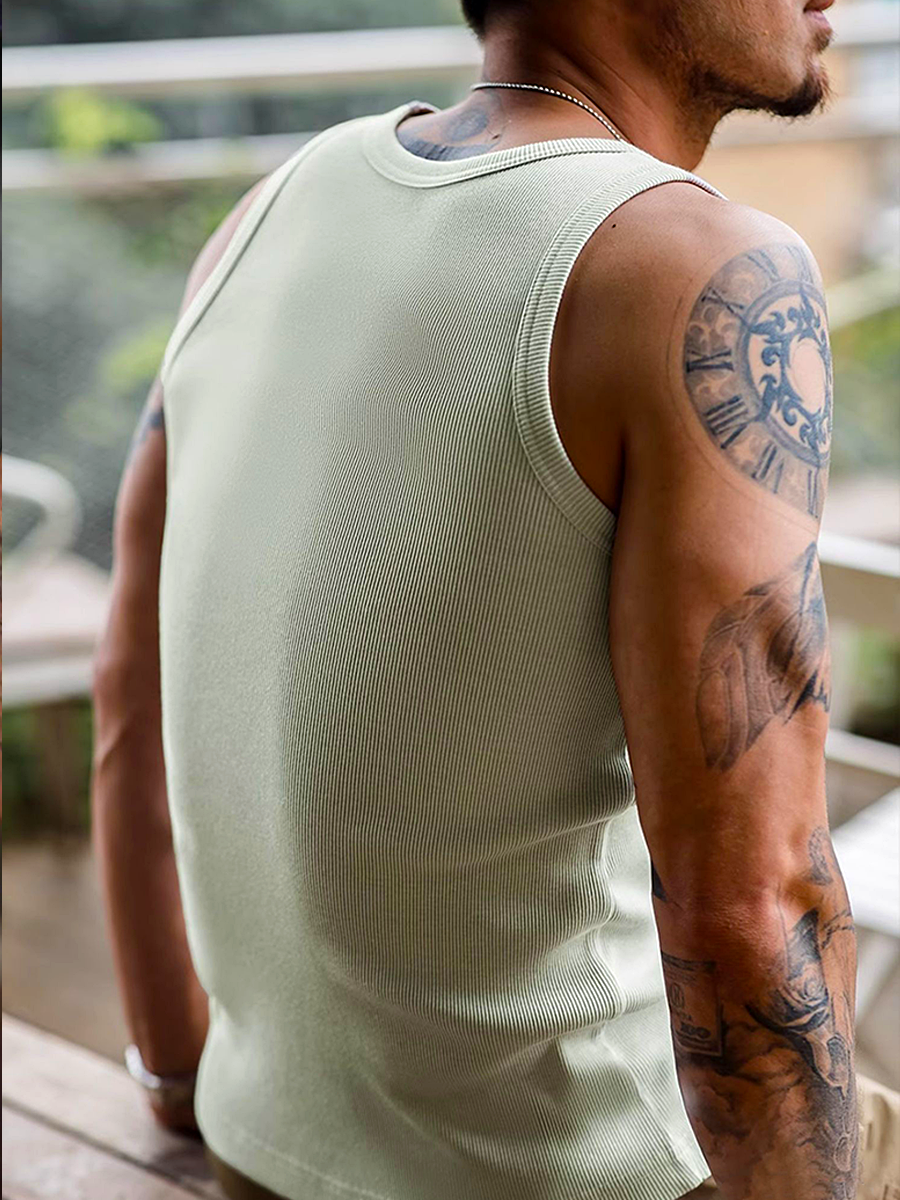 291 Rai Ribbed Cotton Vest