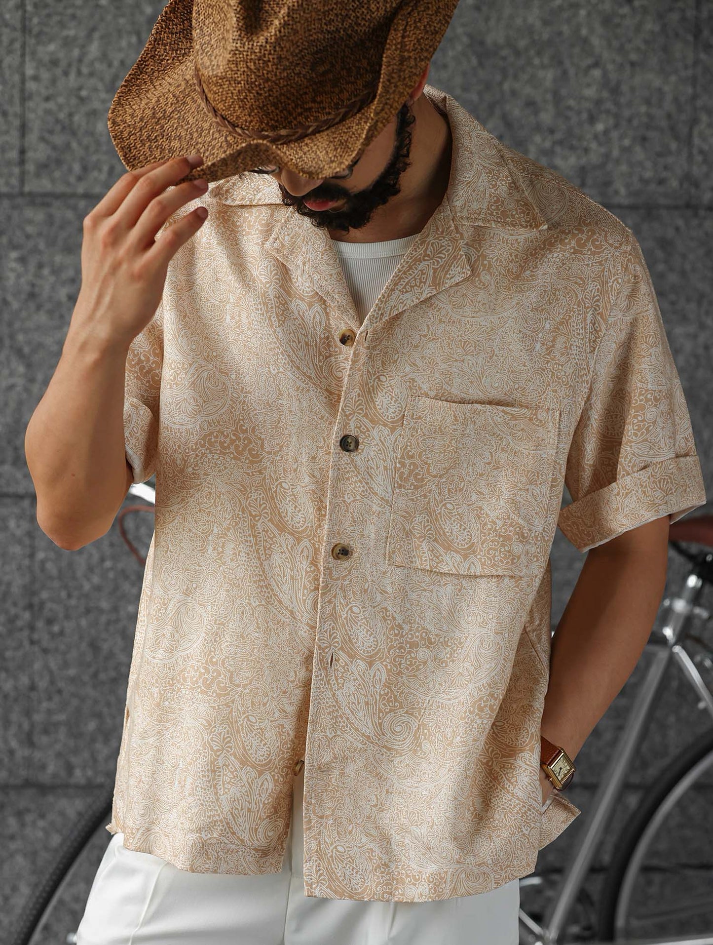 834 Yori Paisley Printed Shirt