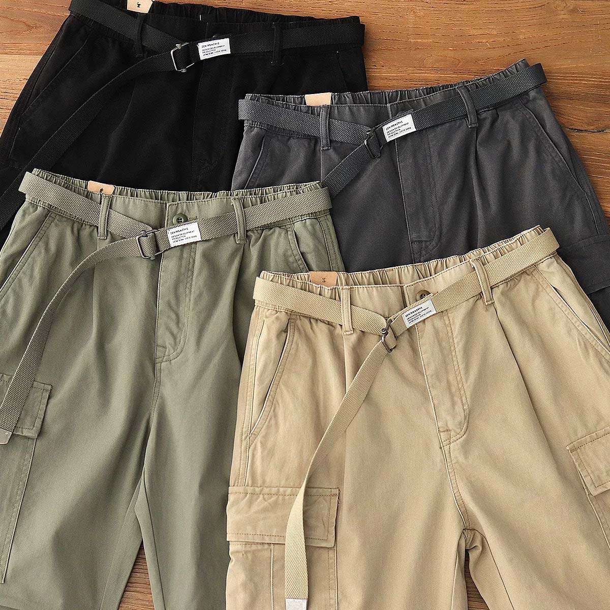547 Chiko Workwear Cargo Joggers