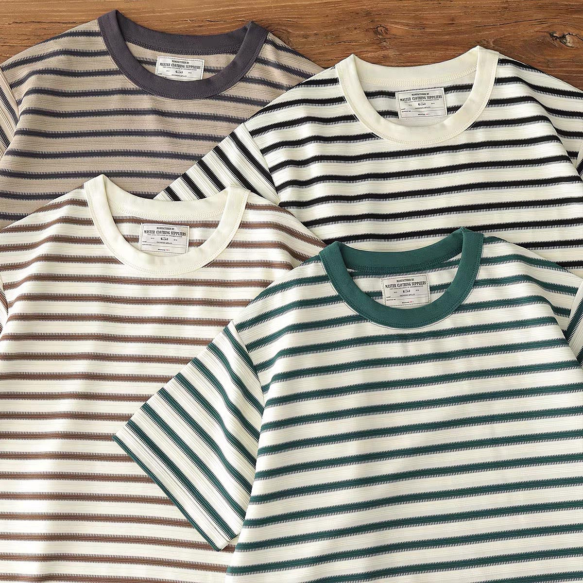 411 Weaved Striped T-Shirt