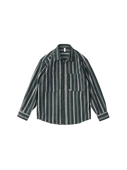592 Taito Striped Long-Sleeve Shirt