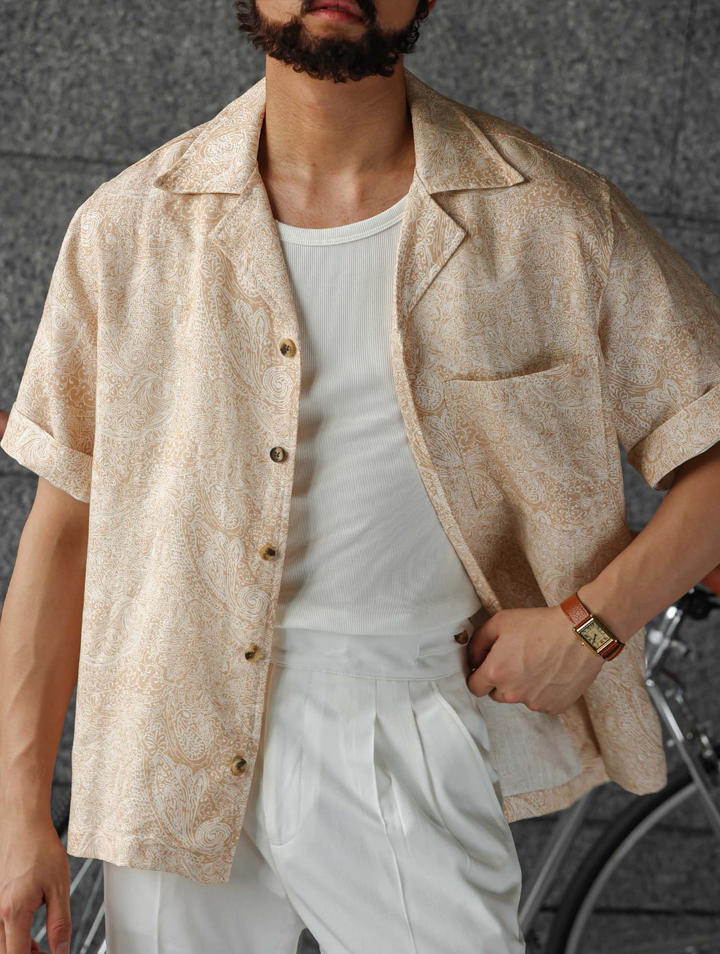 834 Yori Paisley Printed Shirt