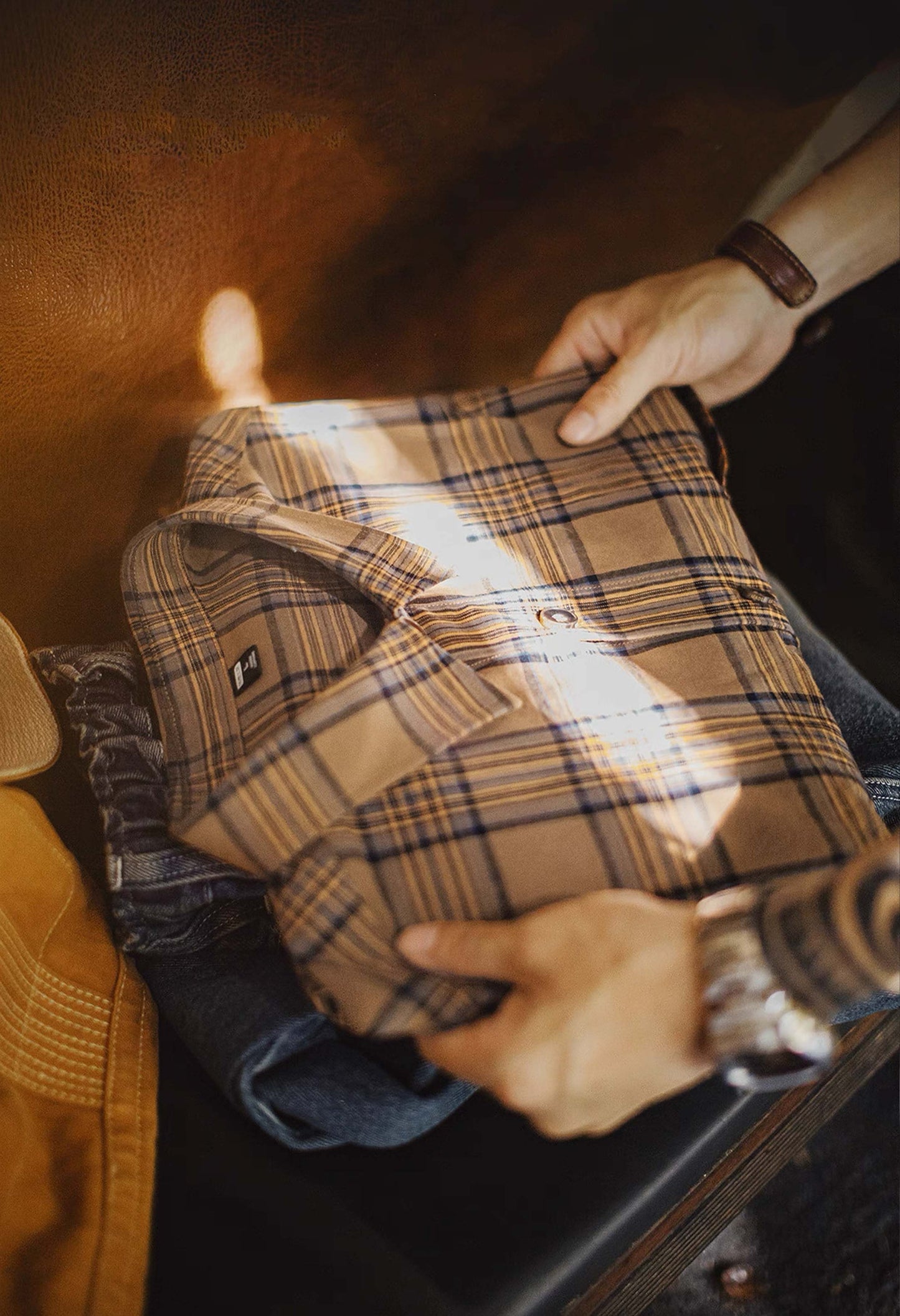 762 Lex Casual Plaid Shirt