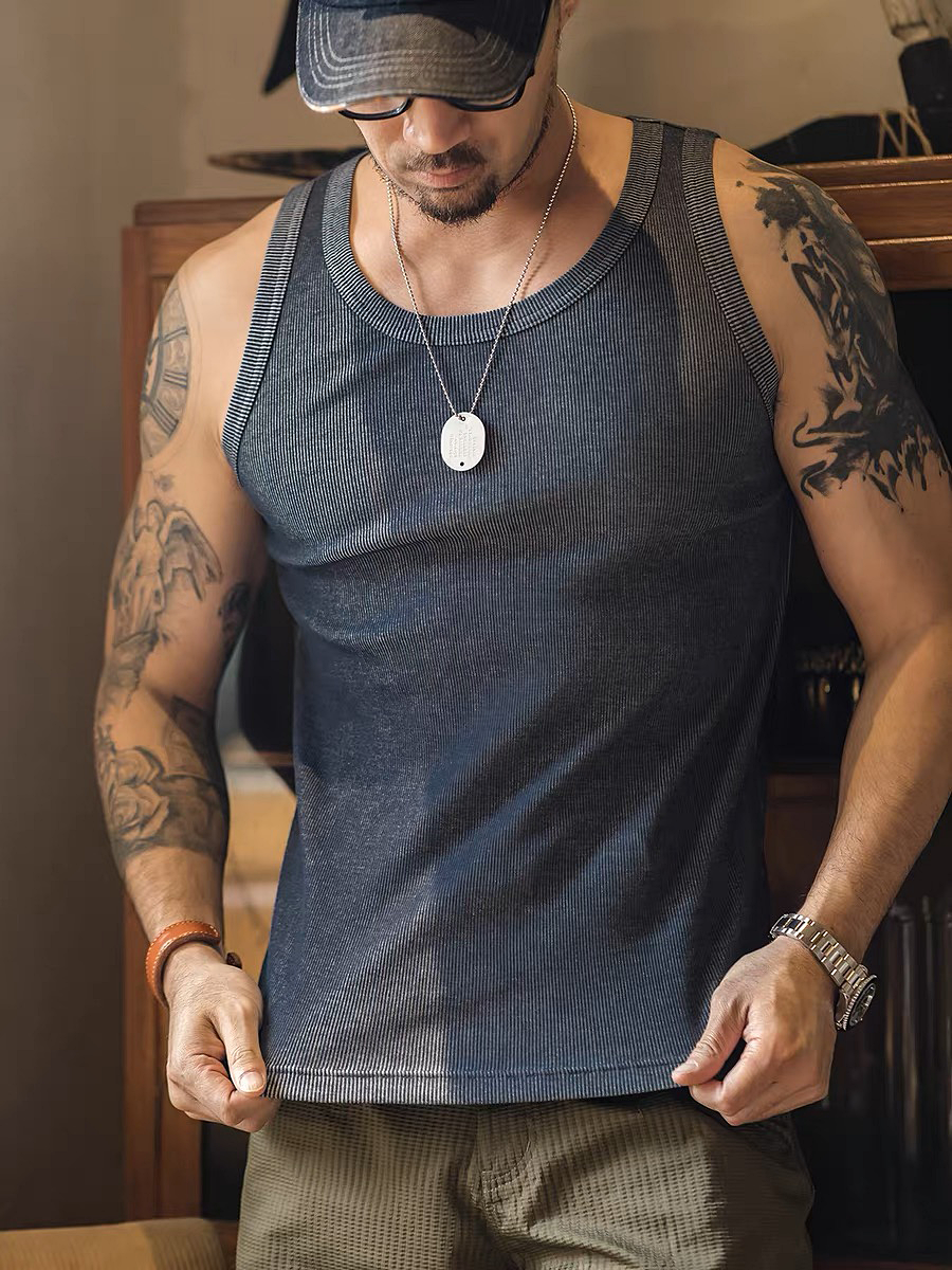 291 Rai Ribbed Cotton Vest