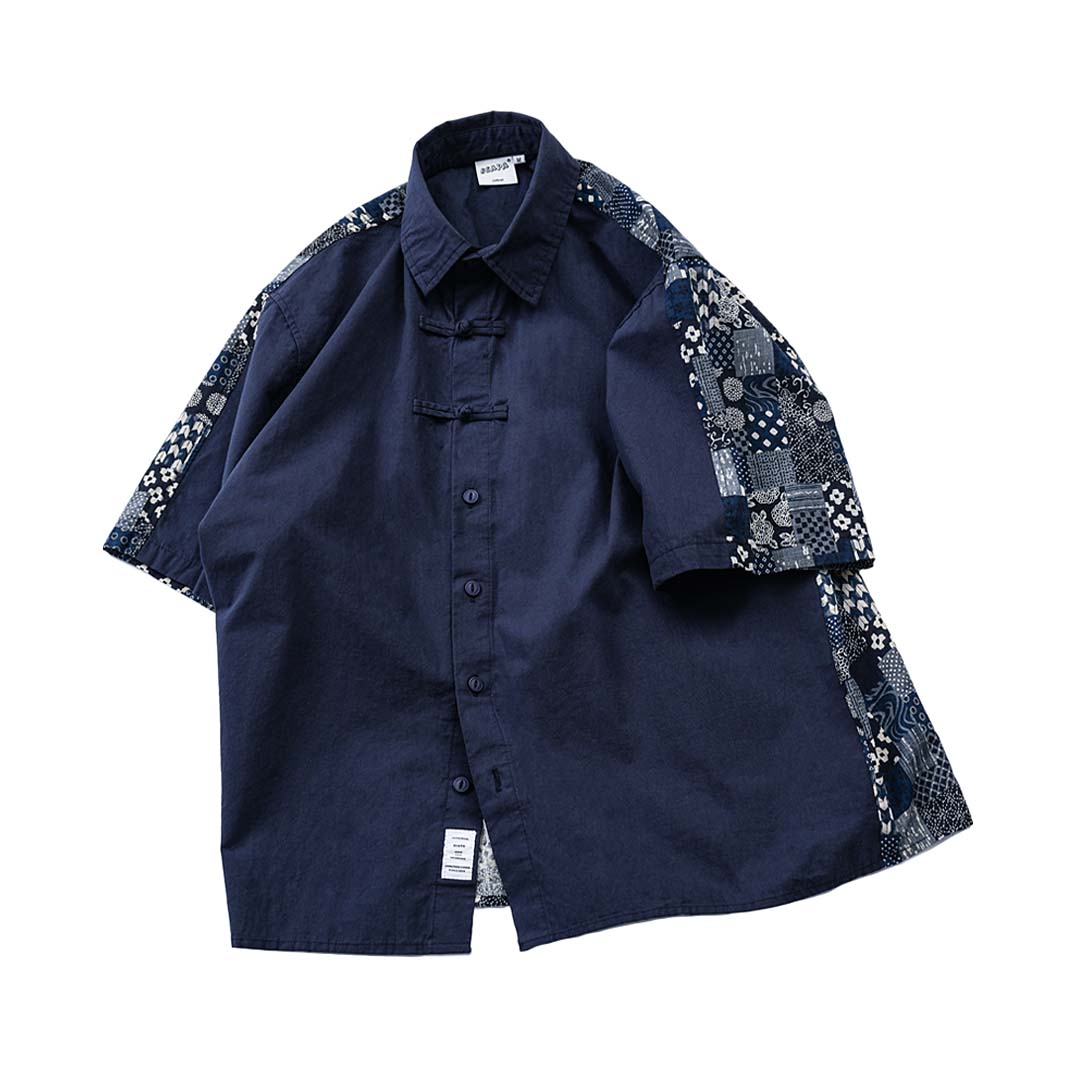 271 Kori Printed Patchwork Shirt