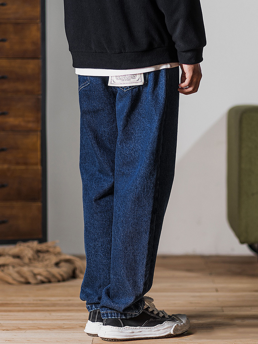 438 Kaito Washed Old Denim Trousers