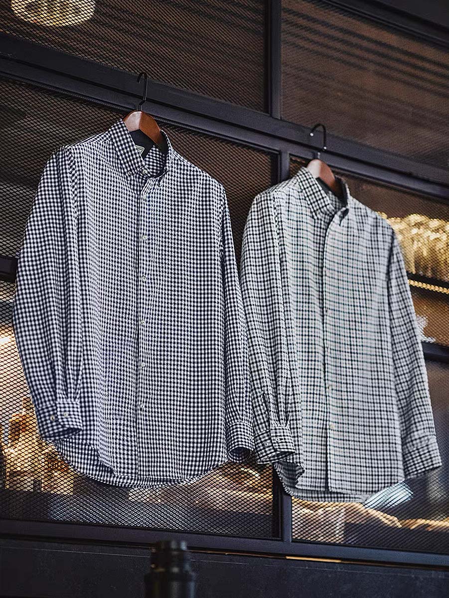 561 Yari Seersucker Long-Sleeve Shirt