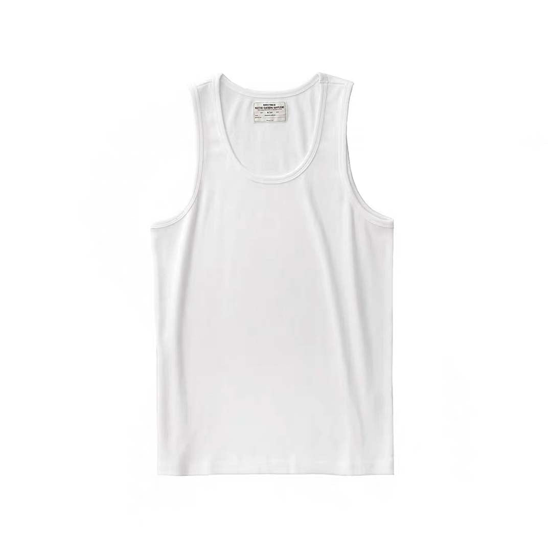 105 Basic Ribbed Cotton Vest