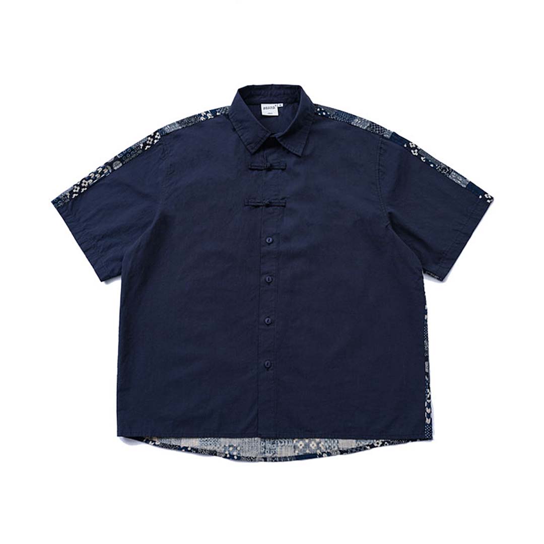 271 Kori Printed Patchwork Shirt