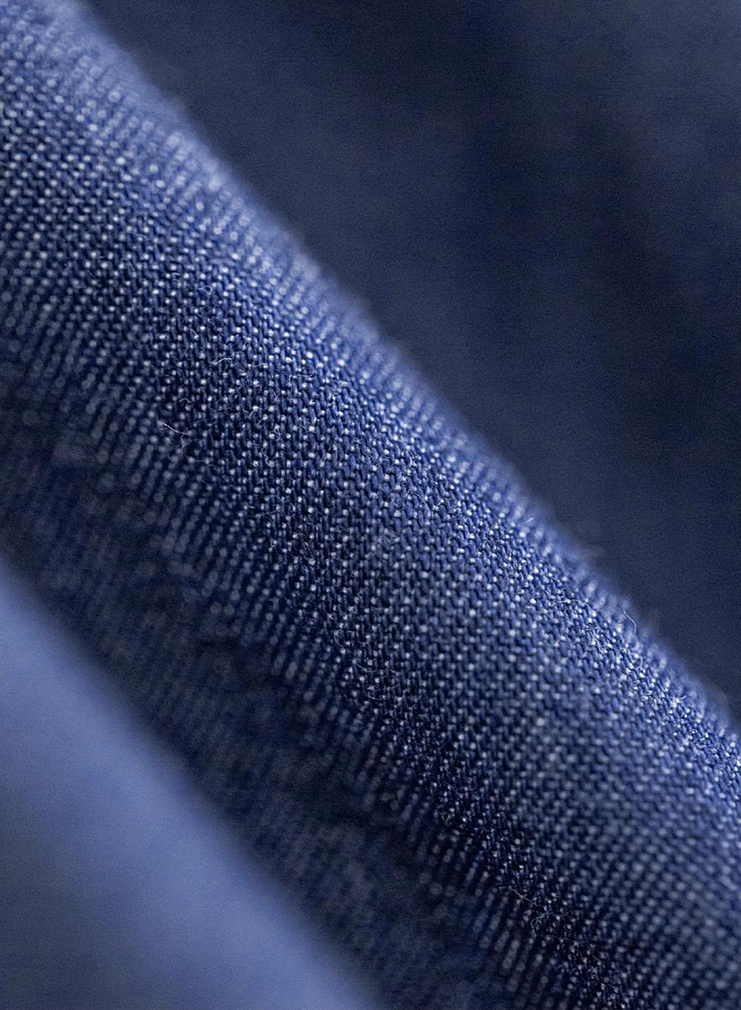 547 Mao Casual Denim Long-Sleeve Shirt