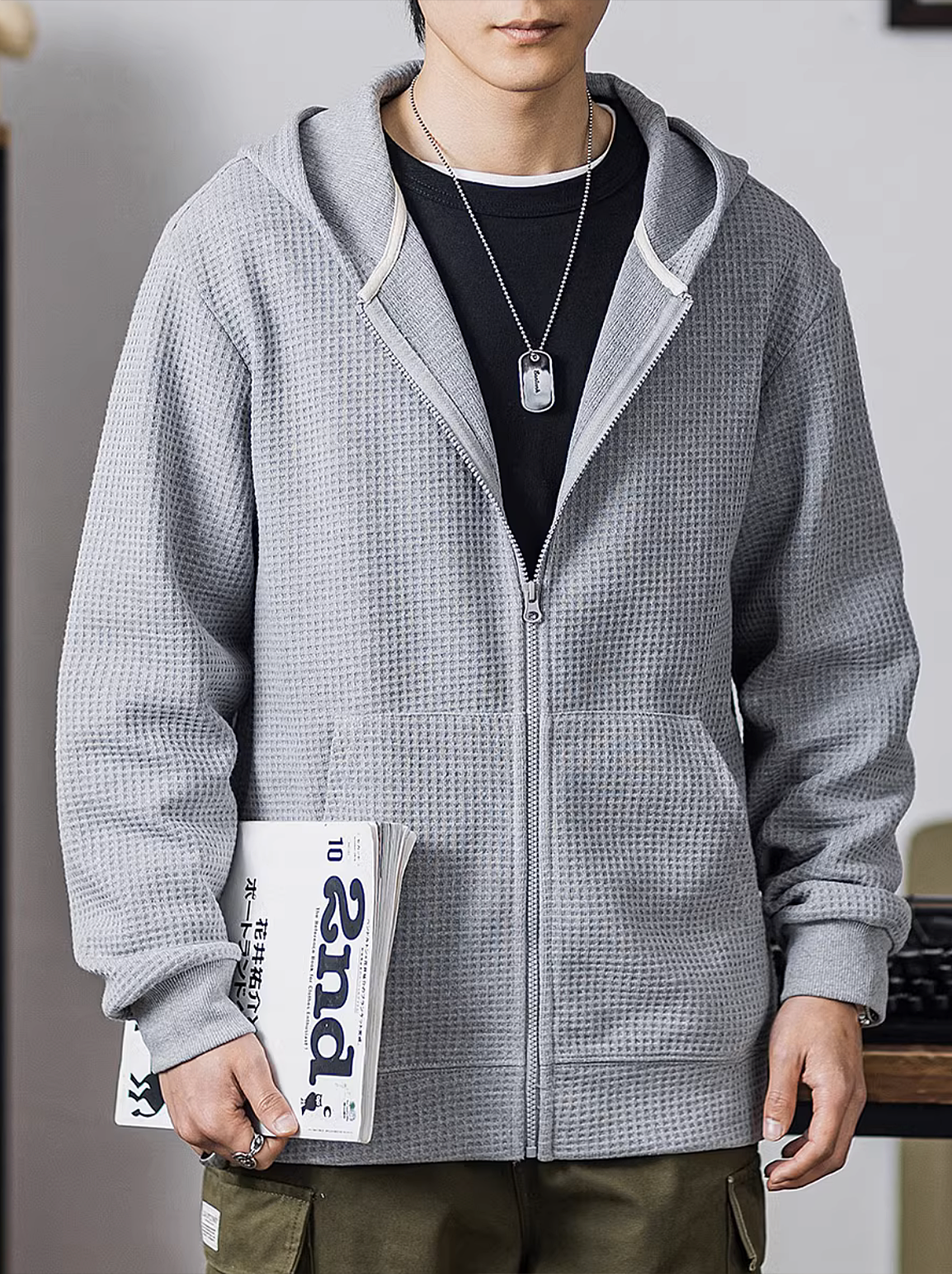 461 Keri Waffle Hoodie