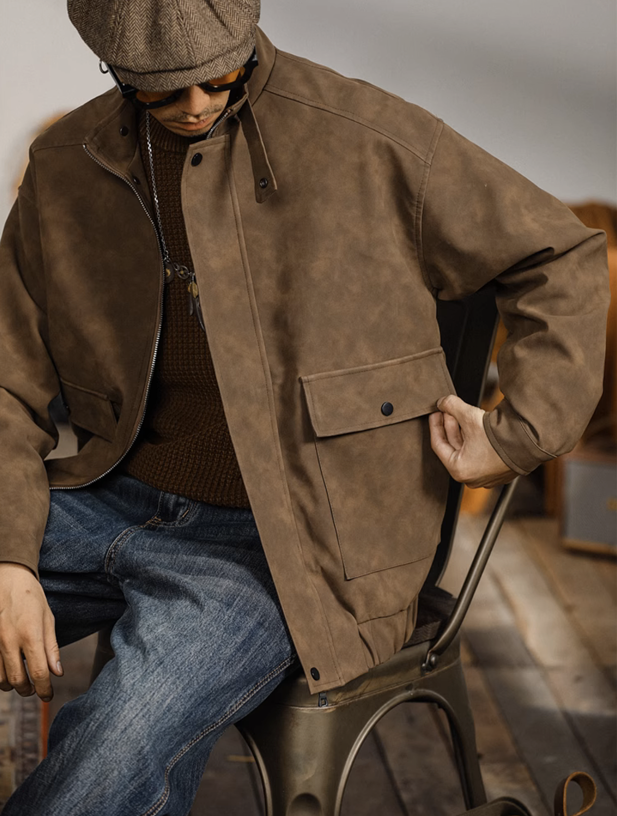 638 Sora Vintage Workwear Jacket