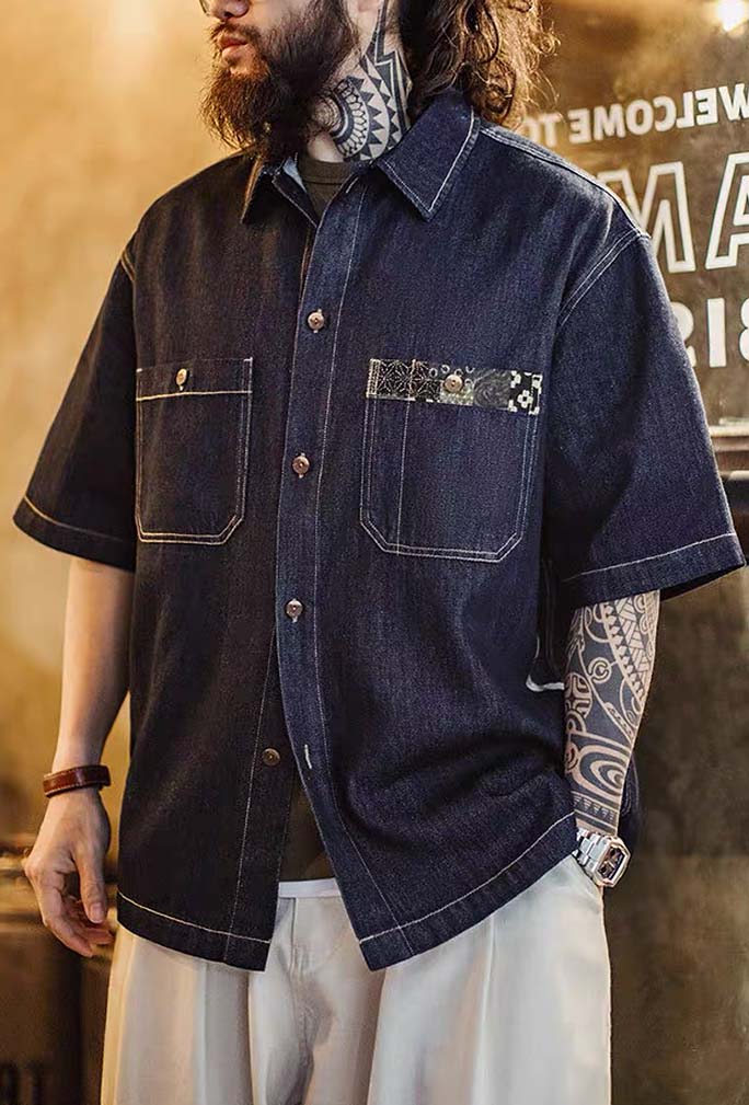 684 Fuju Denim Shirt