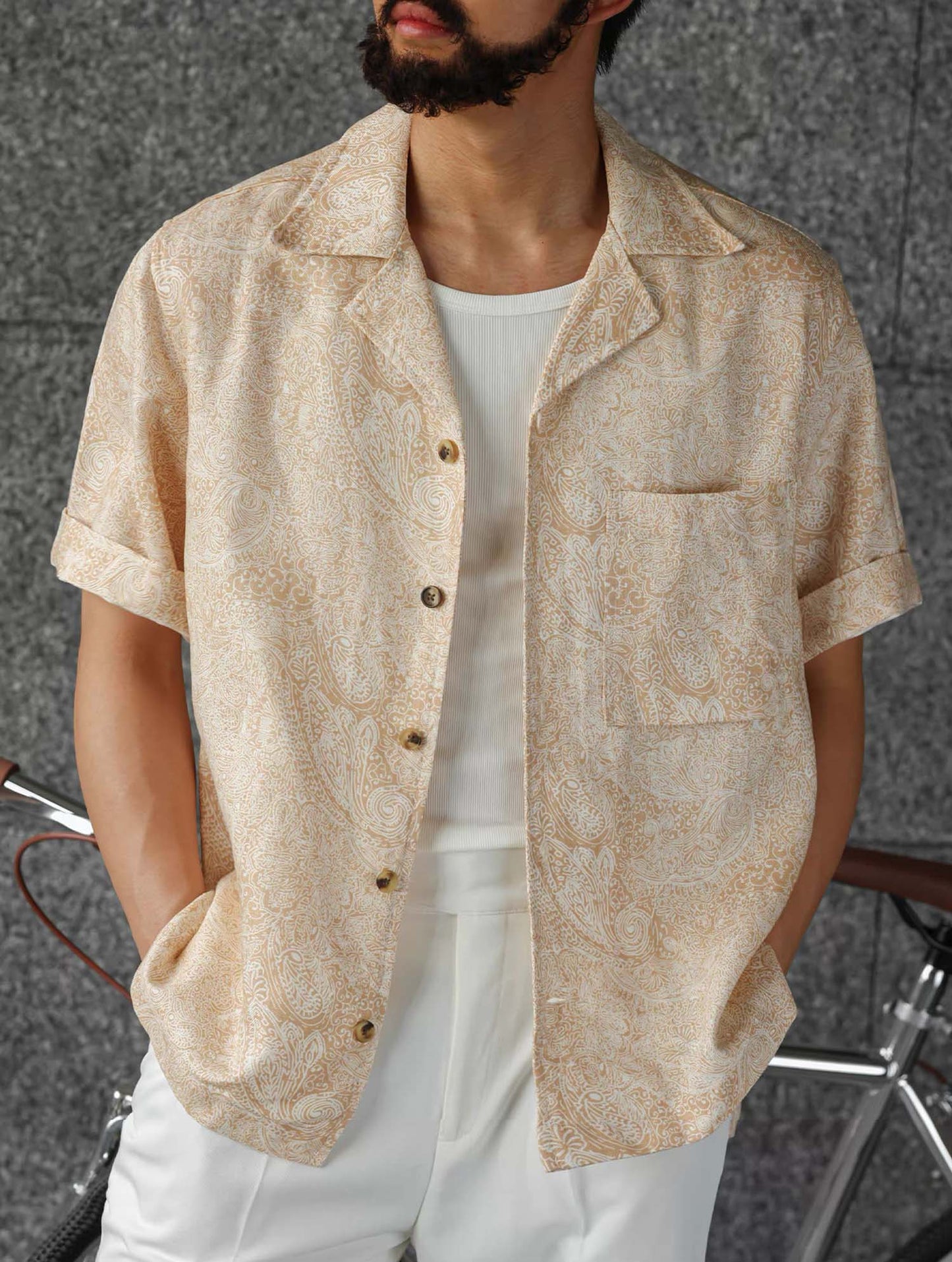 834 Yori Paisley Printed Shirt