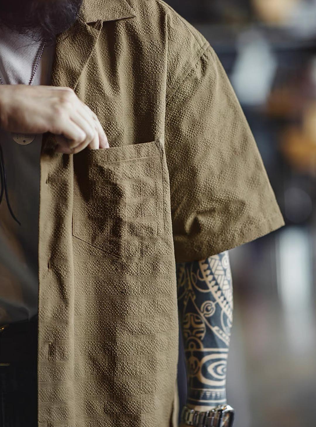 422 Jiro Textured Casual Shirt