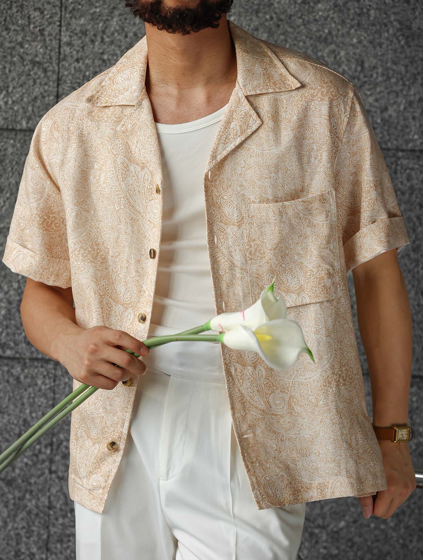 834 Yori Paisley Printed Shirt