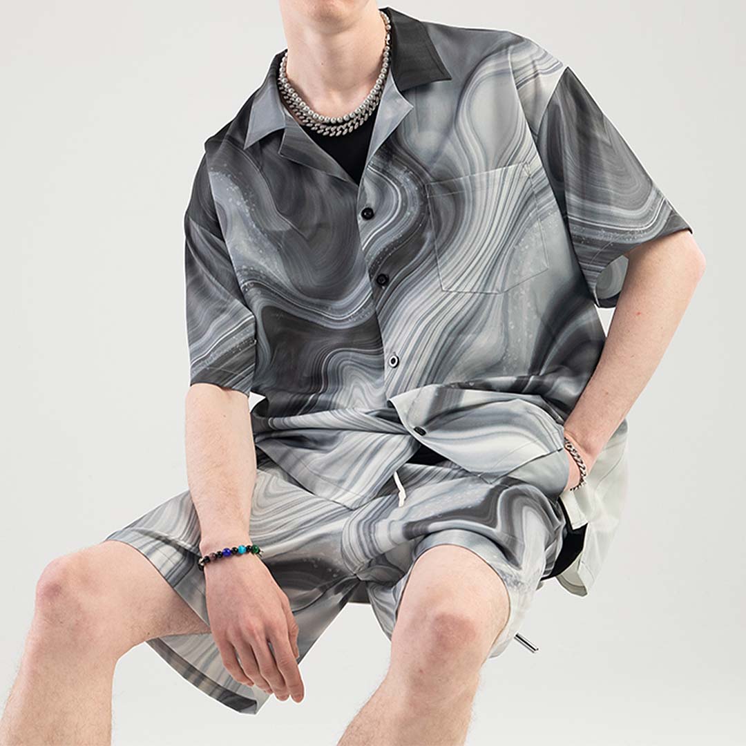 252 Jin Printed Shorts