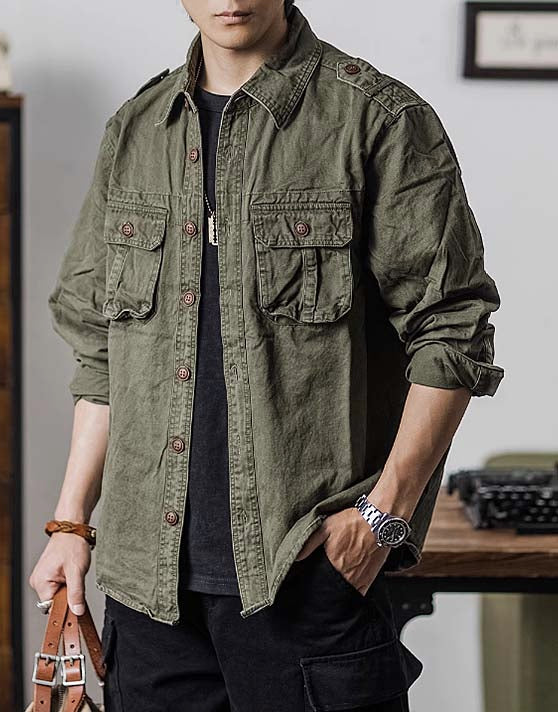340 Kenji Workwear Utilitarian Shirt