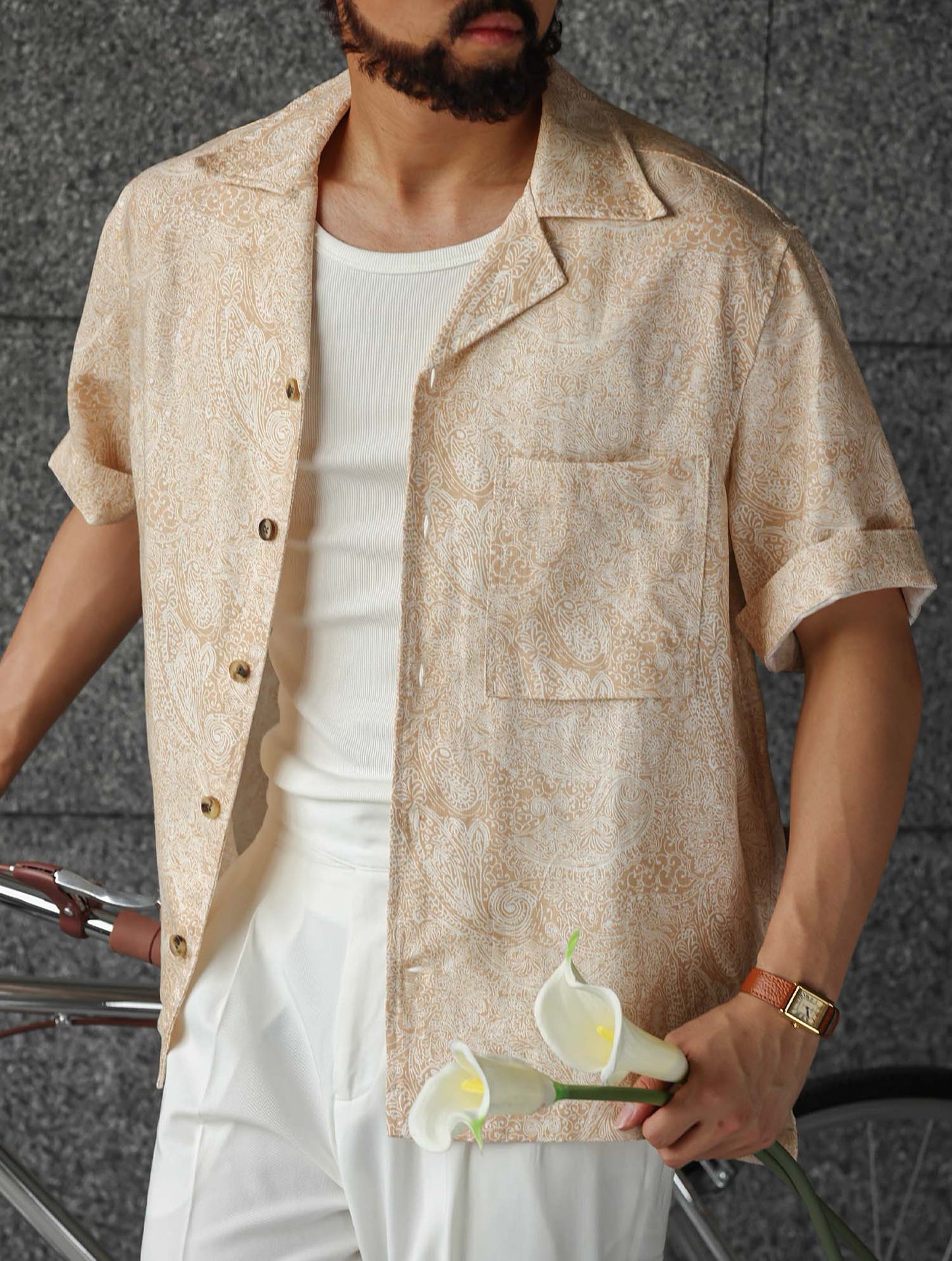 834 Yori Paisley Printed Shirt