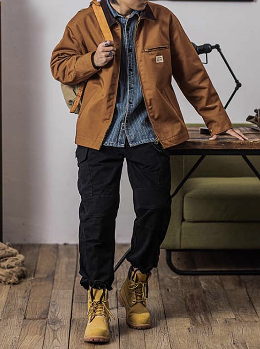 728 Aoi Structured Workwear Utility Jacket