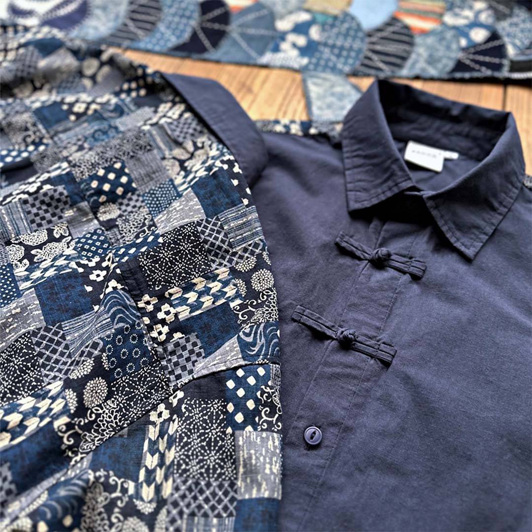 271 Kori Printed Patchwork Shirt