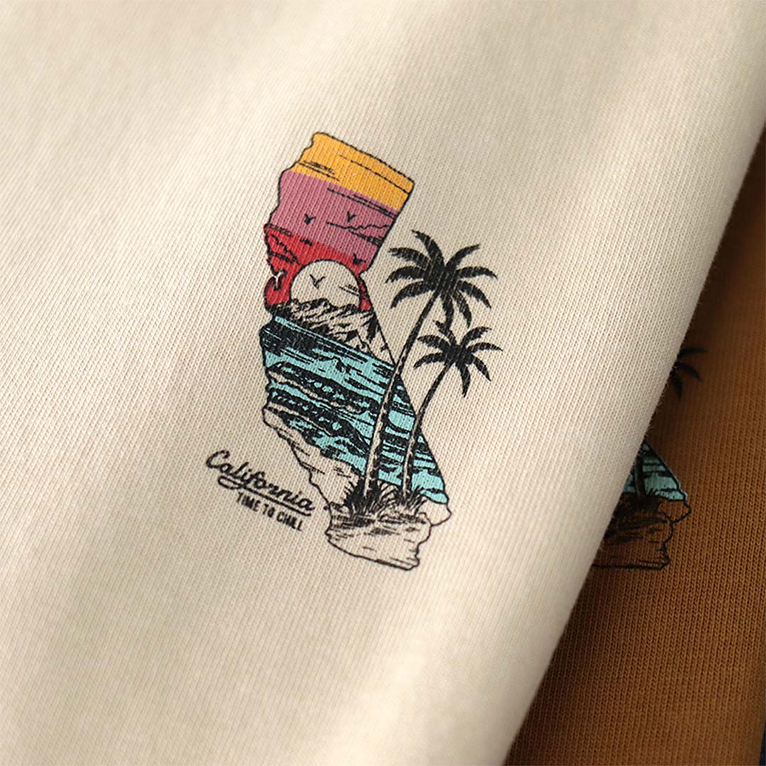 250G "California" Printed Tee