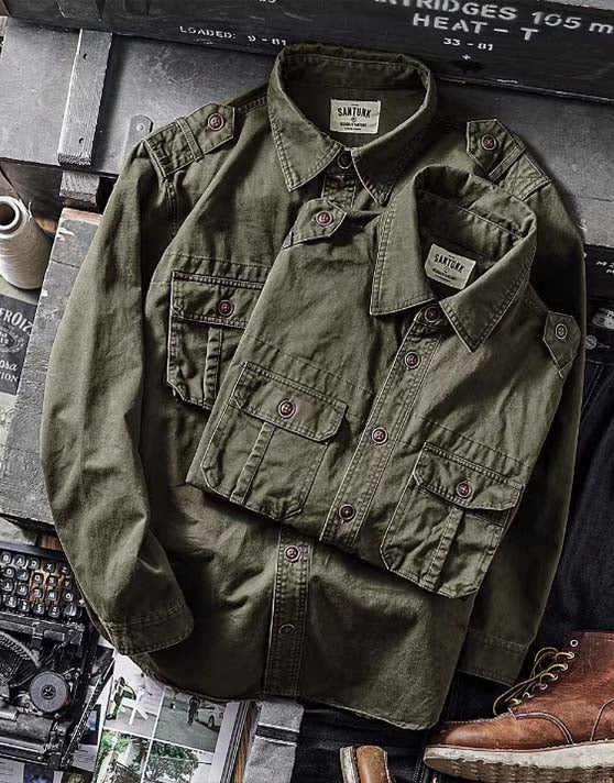 340 Kenji Workwear Utilitarian Shirt
