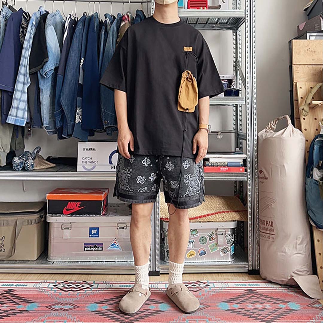 550 Printed Paisley Lounge Shorts