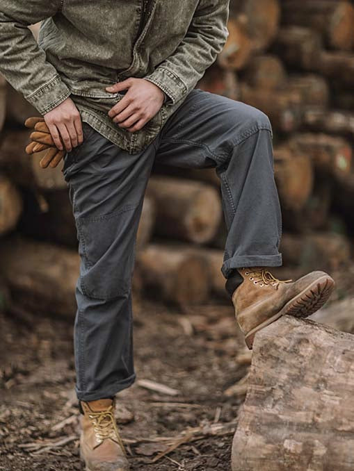 328 Anjo Washed Workwear Trousers
