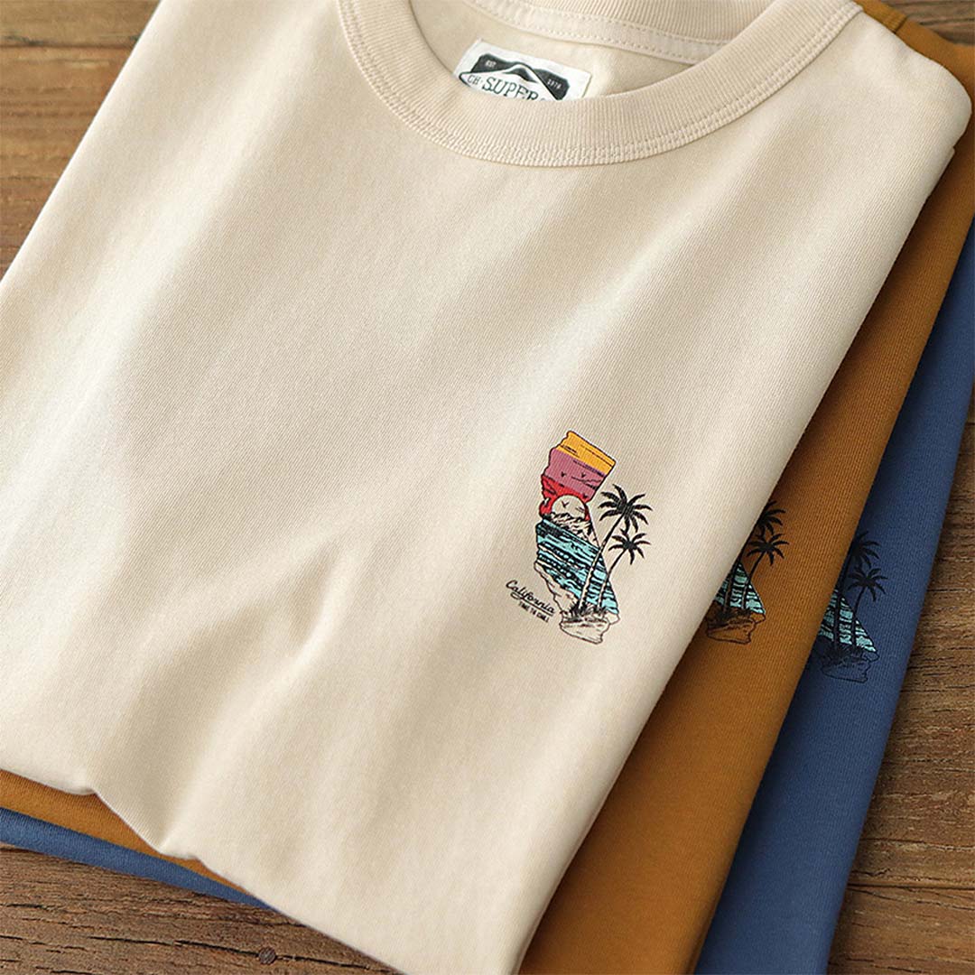 250G "California" Printed Tee
