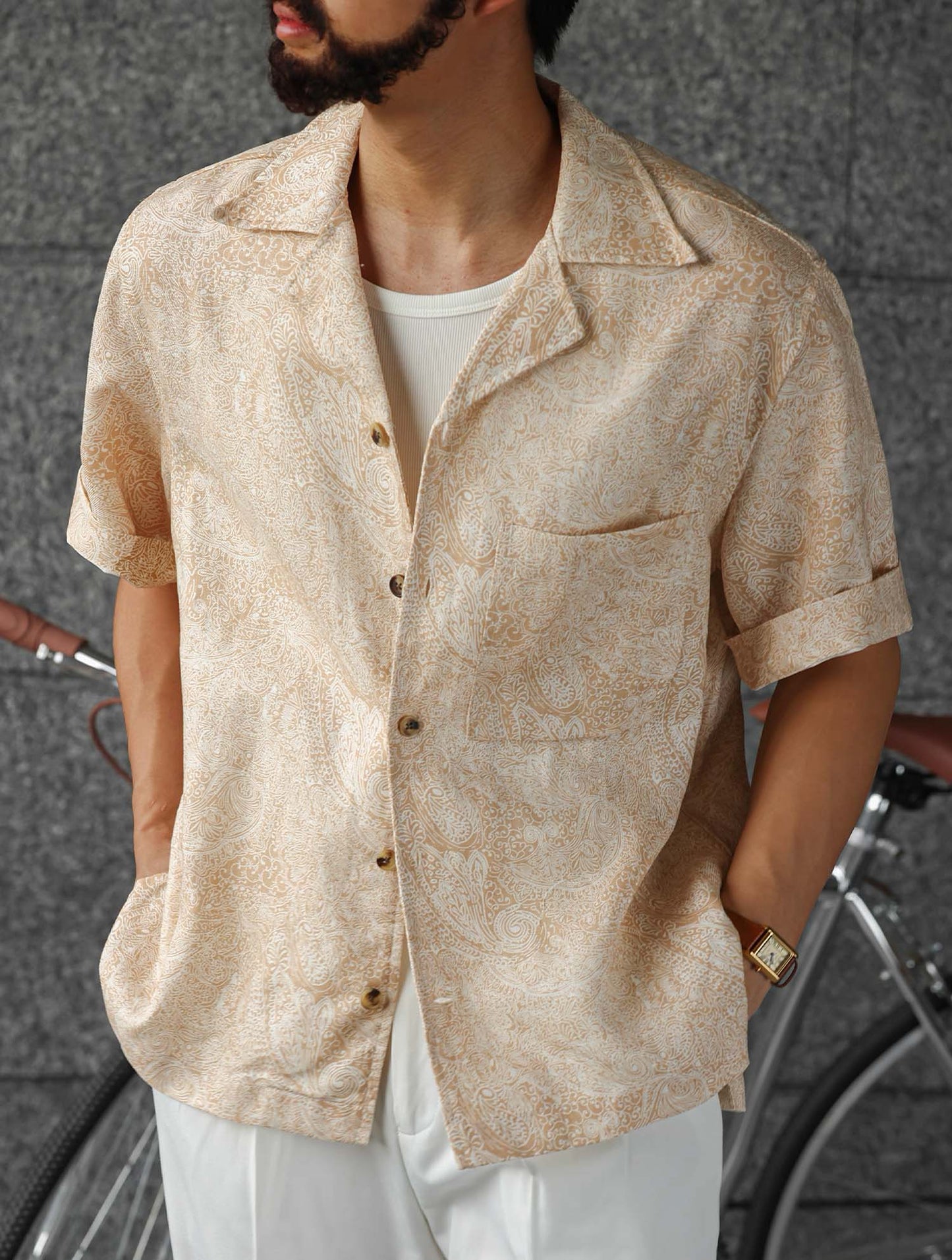 834 Yori Paisley Printed Shirt