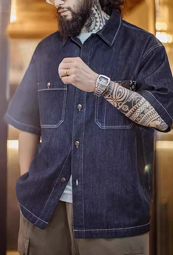 684 Fuju Denim Shirt