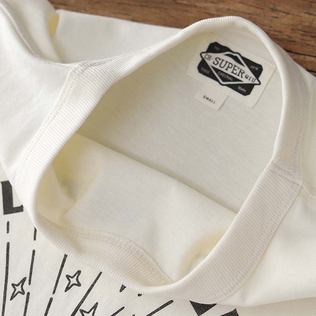 250G "Feel The Sunset" Printed Tee