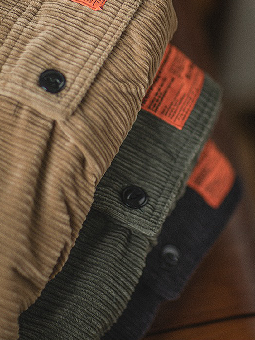 568 Kuo Corduroy Cargo Joggers