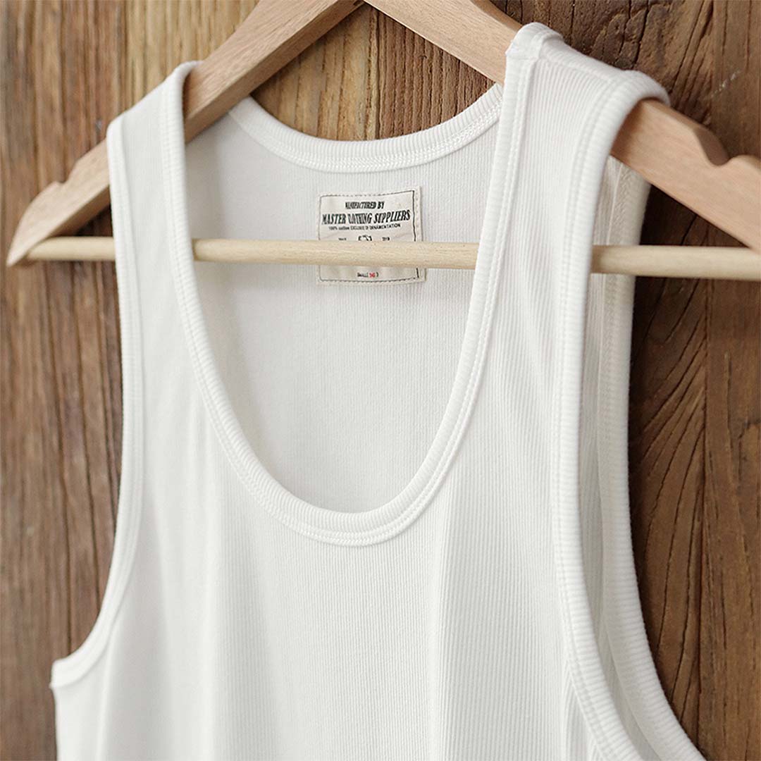 105 Basic Ribbed Cotton Vest