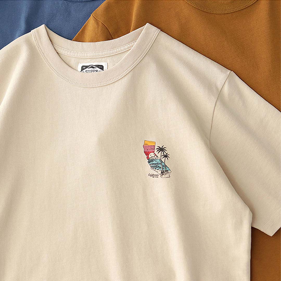 250G "California" Printed Tee