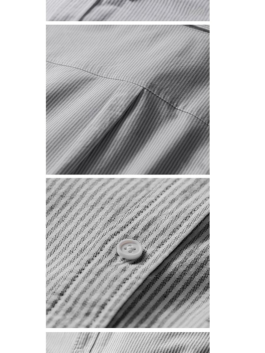 438 Ken Pinstripe Short-Sleeve Shirt